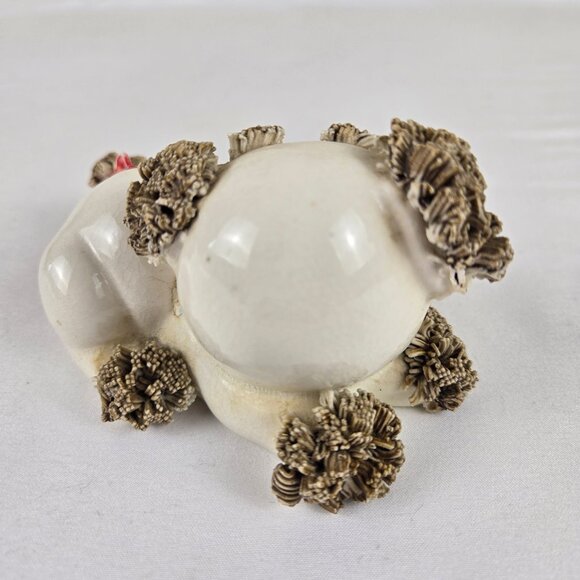 Lefton Spaghetti Dog with Bug Bandana Vintage Mid-Century Modern Porcelain - Picture 7 of 10